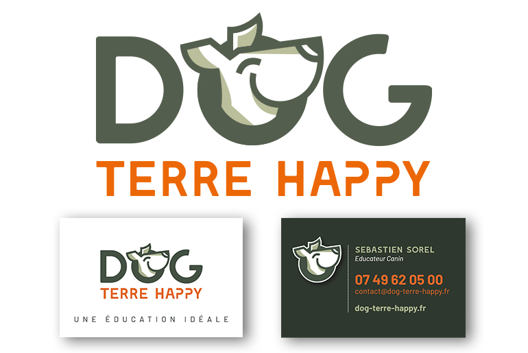 Dog terre Happy